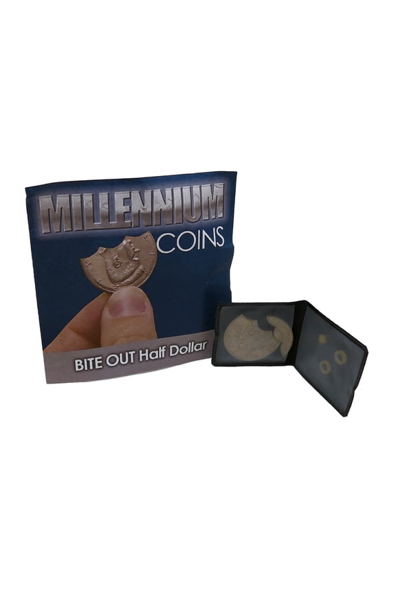 Millennium Coins Bite Out Half Dollar By Mak Magic