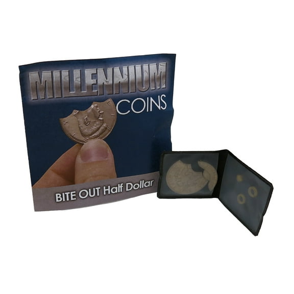 Millennium Coins Bite Out Half Dollar By Mak Magic