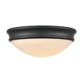 thumbnail image 1 of Millennium Lighting  Metal 1 Light  Flushmount Ceiling Light Matte Black Matte N/A, 1 of 3