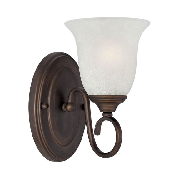 1181-RBZ-Millennium Lighting-1 Light Wall Sconce-5 Inches Tall and 9 Inches Wide-Rubbed Bronze Finish