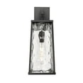 thumbnail image 1 of Millennium Lighting  Dutton 1 Light Outdoor Wall Sconce in Powder Coat Black 19.75  Inch, 1 of 5