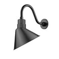 thumbnail image 1 of Millennium Lighting  12" Angle Shade with 15" Gooseneck in Multiple Finishes Satin Black, 1 of 5