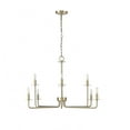 thumbnail image 1 of 12508-MG Millennium Lighting Marceline - 8 Light Chandelier-22 Inch Tall and 37.85 Inch Wide-Modern Gold Finish, 1 of 7