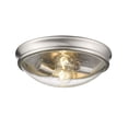 thumbnail image 1 of 5228-BN Millennium Lighting Belforge - 2 Light Glass Flush Mount-5 Inch Tall and 12 Inch Wide-Brushed Nickel Finish, 1 of 4
