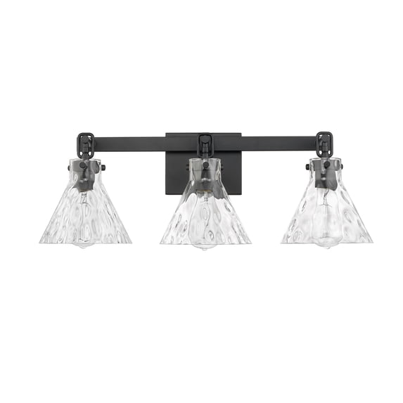 Millennium Lighting 20003-MB Barlon 3 Light 26" Wide Vanity Light - Black