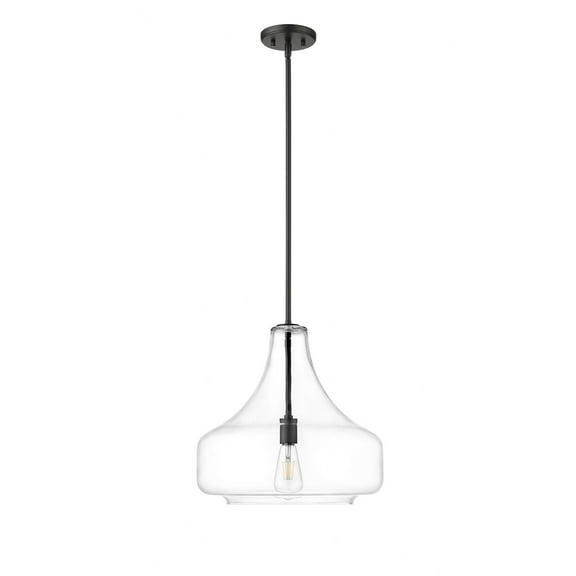 20301-MB Millennium Lighting Madelynn - 1 Light Pendant-16 Inch Tall and 16 Inch Wide-Matte Black Finish