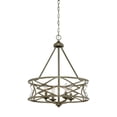 thumbnail image 1 of 2174-AS Millennium Lighting Lakewood - 4 Light Chandelier-26 Inches Tall and 21 Inches Wide-Antique Silver Finish    -Traditional Installation, 1 of 2