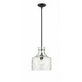 thumbnail image 1 of 22601-MB Millennium Lighting Santorini - 1 Light Pendant-13 Inch Tall and 11 Inch Wide-Matte Black Finish, 1 of 7