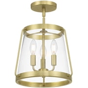 Millennium Lighting 230103-VB Adabella 3 Light 12" Wide Semi-Flush Lantern Ceiling Fixture