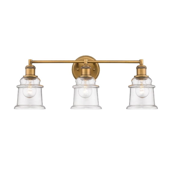2343-HBZ Millennium Lighting 3 Light Bath Vanity-9 Inches Tall and 24 Inches Wide-Heirloom Bronze Finish
