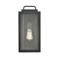 thumbnail image 1 of Millennium Lighting  Gallatin 1 Light Outdoor Wall Sconce in Textured Black 15.7  Inch, 1 of 5