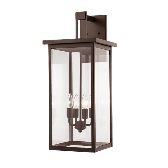 Millennium Lighting 27" 4-light Metal Outdoor Wall Bracket in Powder Coat Bronze
