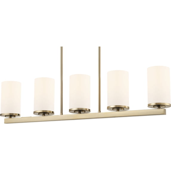 Millennium Lighting 2725-Wg Verlana 5 Light 35" Wide Linear Chandelier - Gold