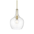 thumbnail image 1 of Millennium Lighting 28401-VB Lamara 10" Wide Mini Pendant - Brass, 1 of 7