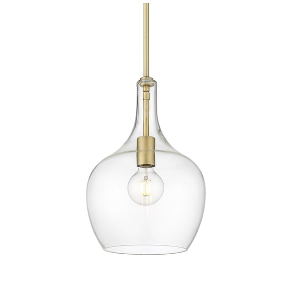 Millennium Lighting 28401-VB Lamara 10" Wide Mini Pendant - Brass