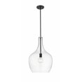 thumbnail image 1 of 28501-MB Millennium Lighting Lamara - 1 Light Pendant-22 Inch Tall and 15 Inch Wide-Matte Black Finish, 1 of 6
