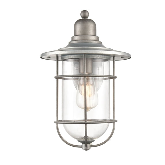 2931-GA Millennium Lighting 1 Light Outdoor Wall Sconce-16 Inch Tall and 10 Inch Wide-Galvanized Finish