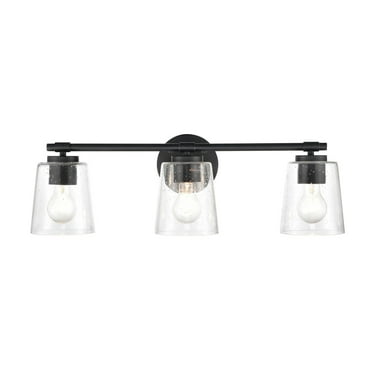 8113-MB-Millennium Lighting-3 Light Bath Vanity-8 Inch Tall and 24.5 Inch Wide-Matte Black Finish