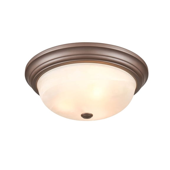 4605-BZ Millennium Lighting 3 Light Flush Mount-5.5 Inch Tall and 5.5 Inch Wide-Bronze Finish