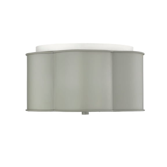 Millennium Lighting   3 Light Flush Mount Fixture Cement Gray