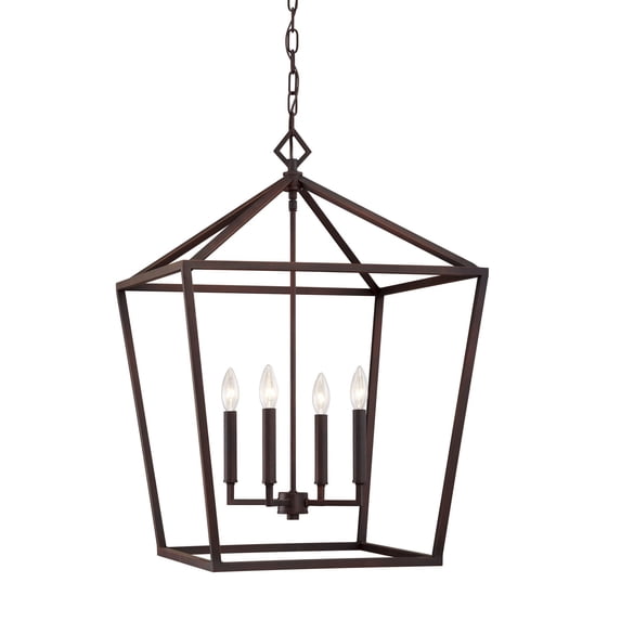 Millennium Lighting 30 Inch 4 Light Pendant Fixture Rubbed Bronze Oil Rubbed Bronze