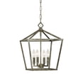 thumbnail image 1 of 3234-AS Millennium Lighting 4 Light Pendant-18 Inch Tall and 12 Inch Wide-Antique Silver Finish    -Traditional Installation, 1 of 5