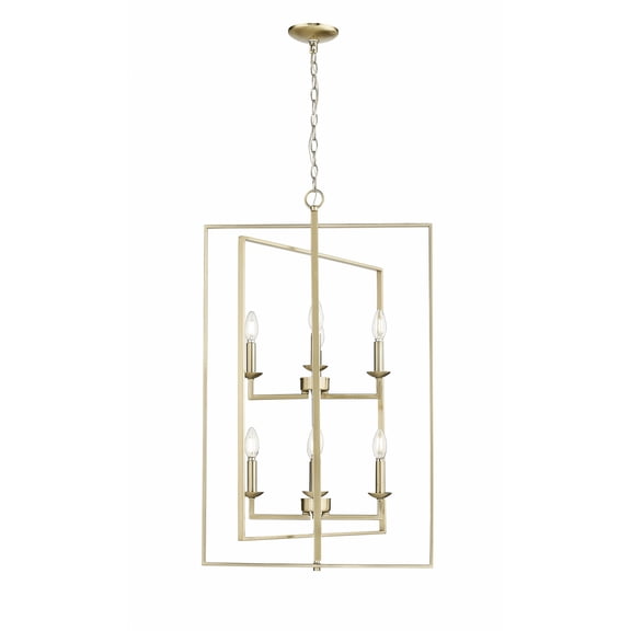 3248-MG Millennium Lighting Nellis - 8 Light Pendant-36 Inch Tall and 24 Inch Wide
