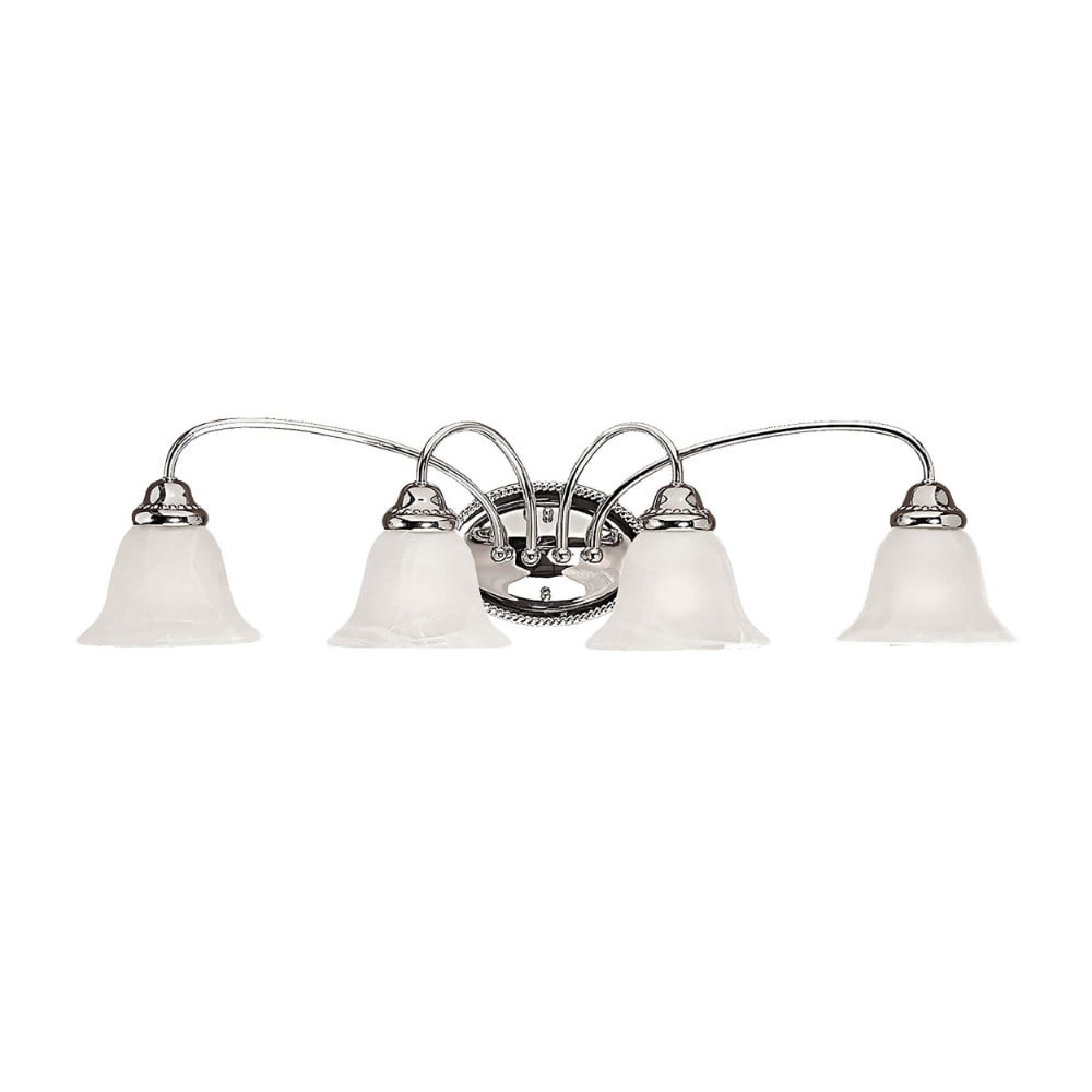 Millennium Lighting  4 Light Bathroom Vanity Fixture in Multiple Finishes Chrome Chrome Polished