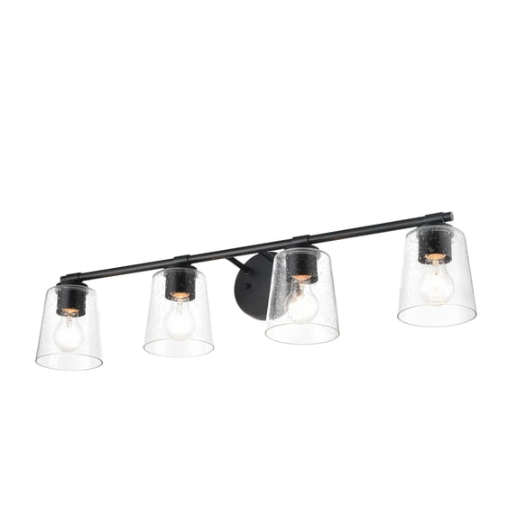 Millennium Lighting 4 Light Bathroom Vanity Fixture in Multiple Finishes Matte Black Black Matte