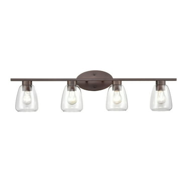 9364-RBZ-Millennium Lighting-4 Light Bath Vanity-9.5 Inches Tall and 34 Inches Wide-Rubbed Bronze Finish