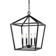 thumbnail image 1 of Millennium Lighting  4 Light Metal Pendant Light in Multiple Finishes Matte Black Matte N/A, 1 of 4