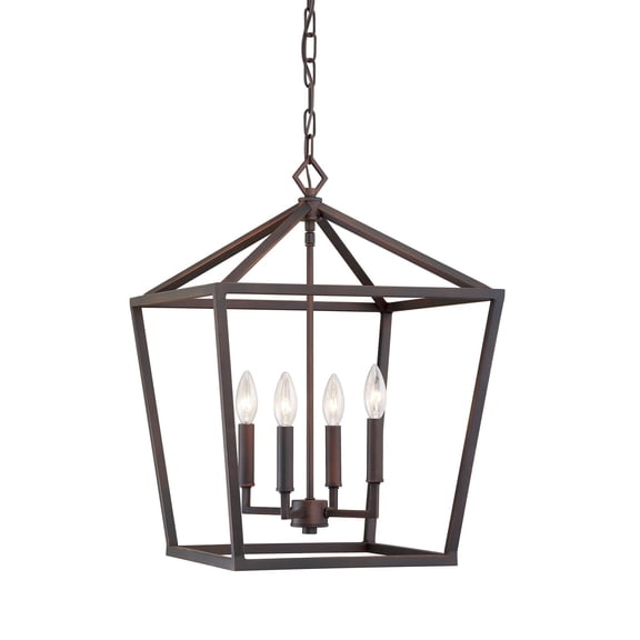 Millennium Lighting 4 Light Metal Pendant Light in Multiple Finishes Rubbed Bronze Oil Rubbed Bronze