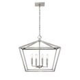 thumbnail image 1 of 3294-SN-Millennium Lighting-4 Light Pendant-21 Inch Tall and 23 Inch Wide-Satin Nickel Finish    -Traditional Installation, 1 of 7