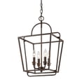thumbnail image 1 of 3237-RBZ-Millennium Lighting-4 Light Pendant-22 Inches Tall and 15 Inches Wide-Rubbed Bronze Finish    -Traditional Installation, 1 of 5