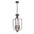 thumbnail image 1 of 9835-RBZ Millennium Lighting 4 Light Pendant-24 Inches Tall and 12 Inches Wide-Rubbed Bronze Finish    -Traditional Installation, 1 of 2