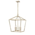 thumbnail image 1 of 3254-MG Millennium Lighting Corona - 4 Light Pendant-30 Inch Tall and 20 Inch Wide-Modern Gold Finish    -Traditional Installation, 1 of 6