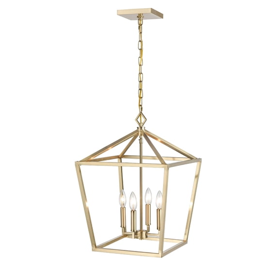 Millennium Lighting Metal Pendant light in Modern Gold