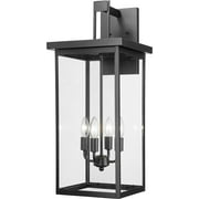 Millennium Lighting 42603 Barkeley 4 Light 27" Tall Outdoor Wall Sconce - Black