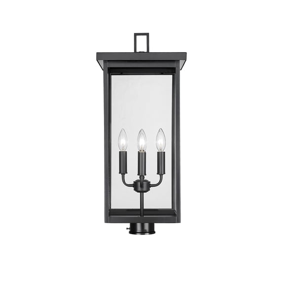 Millennium Lighting 42604 Barkeley 4 Light 26" Tall Outdoor Single Head Post Light - Black