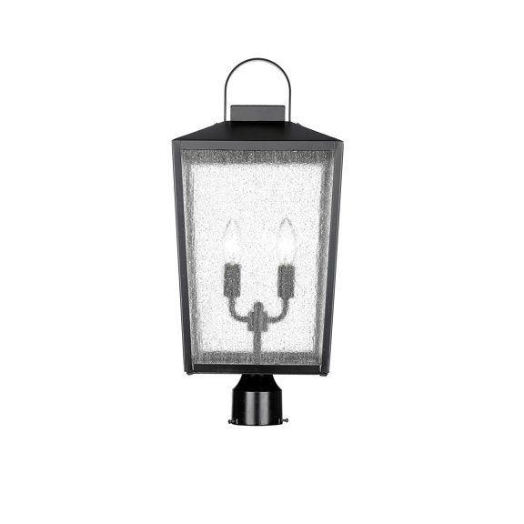Millennium Lighting 42654 Devens 2 Light 24" Tall Outdoor Single Head Post Light - Black