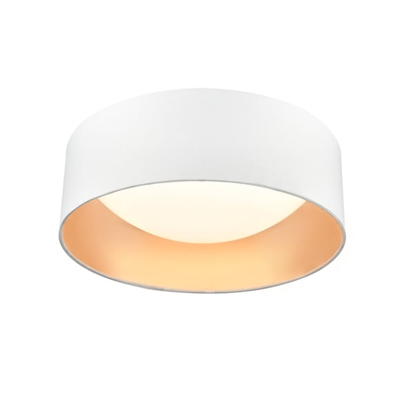 Millennium Lighting 4521 Rosata 13" Wide Flush Mount Drum Ceiling Fixture - White