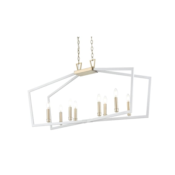 Millennium Lighting 4528 Lizabeth 8 Light 43" Wide Taper Candle Style Chandelier - Matte