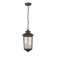 thumbnail image 1 of 4643-PBZ Millennium Lighting Eldrick - 2 Light Outdoor Hanging Lantern-17.9 Inches Tall and 8.3 Inches Wide-Powder Coat Bronze Finish, 1 of 5
