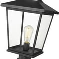 thumbnail image 1 of 4723-PBK-Millennium Lighting-Bellman - 1 Light Outdoor Post Lantern-19.1 Inches Tall and 11.1 Inches Wide-Powder Coated Black Finish, 1 of 5