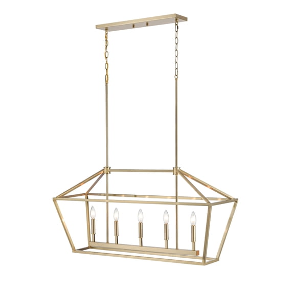 Millennium Lighting Metal Island Light in Modern Gold
