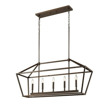 Millennium Lighting  5 Light Kitchen Island Fixture Rubbed Bronze Oil Rubbed Bronze