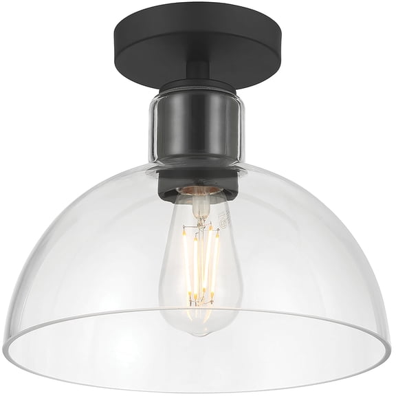 Millennium Lighting 6021-MB Knightsdale 10" Wide Semi-Flush Ceiling Fixture - Black
