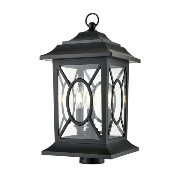 Millennium Lighting 85105 Allbert 3 Light 20" Tall Post Light - Black