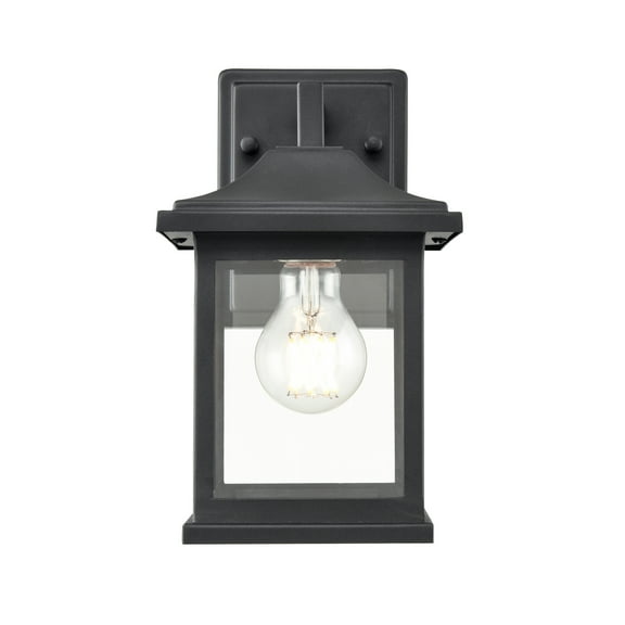 Millennium Lighting   1 Light Outdoor Wall Sconce in Textured Black 10  Inch