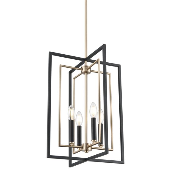 Millennium Lighting 91704 Noelle 4 Light 15" Wide Pendant - Black